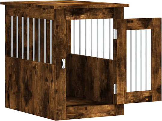 vidaXL Căsuță pentru Câine Pentru Exterior Maro 45x62x59cm