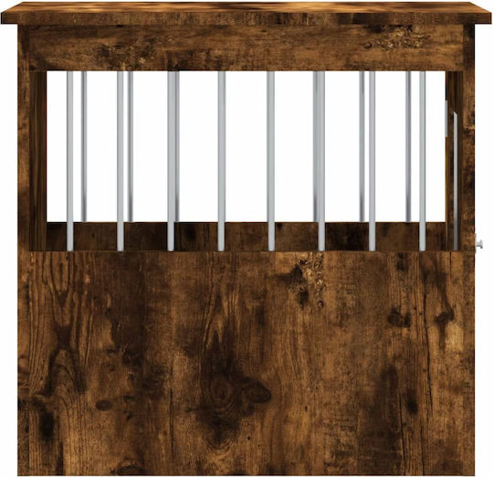 vidaXL Căsuță pentru Câine Pentru Exterior Maro 45x62x59cm