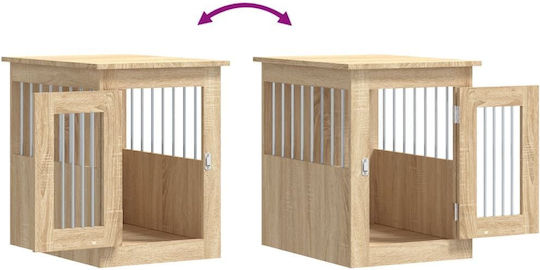 vidaXL Hundehaus Außenbereich Braun 45x62x59cm