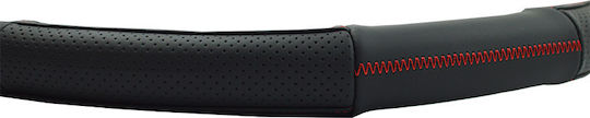 Feral Car Steering Wheel Cover with Diameter 38cm made of Leatherette Black
