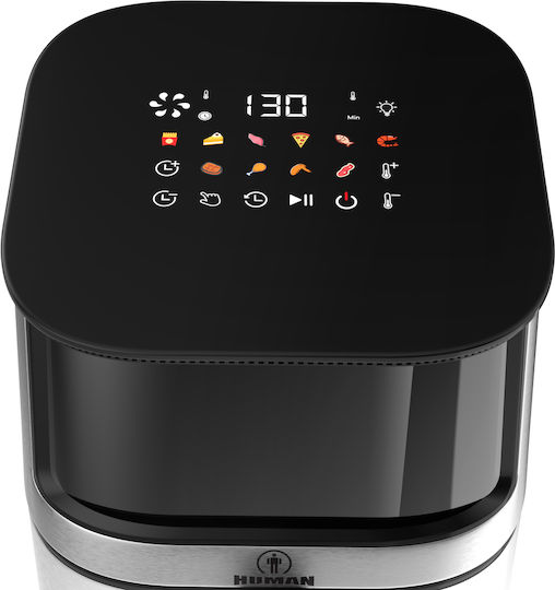 Human Air Fryer 8lt Ασημί TTAF-760ATT