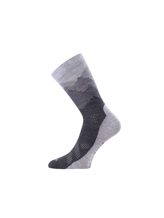 Lasting Merino Trekking Κάλτσες Γκρι 1 Ζεύγος