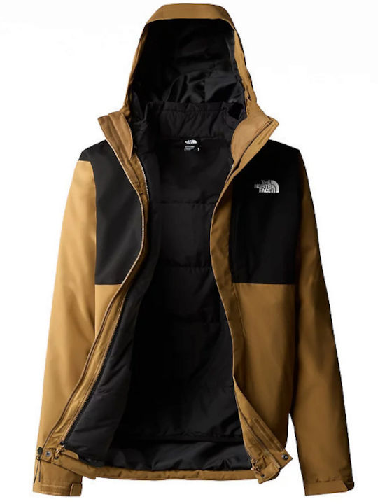 Carto Triclimate 3 in 1 Winter Jacket Waterproof and Windproof Brown