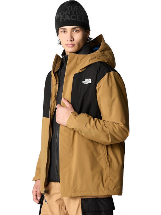 Carto Triclimate 3 in 1 Winter Jacket Waterproof and Windproof Brown