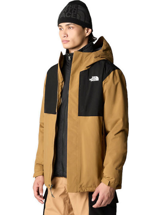 Carto Triclimate 3 in 1 Winter Jacket Waterproof and Windproof Brown