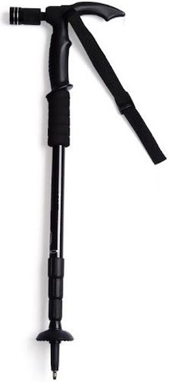 Telescopic Aluminum Trekking Pole Black