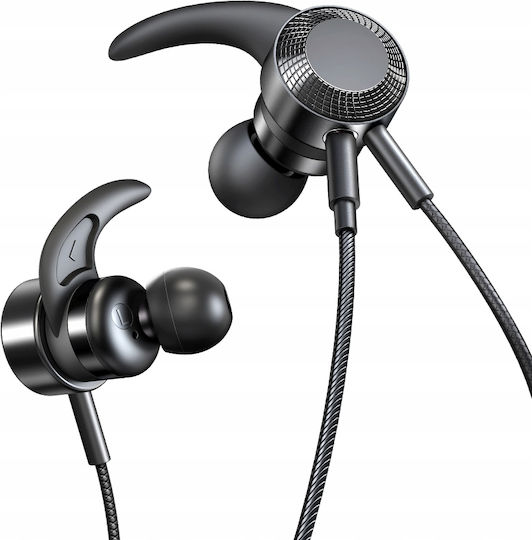 Mcdodo HP-1350 În ureche Handsfree cu două căști cu mufă Lightning Negru