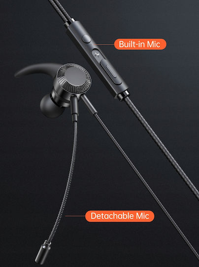 Mcdodo HP-1350 În ureche Handsfree cu două căști cu mufă Lightning Negru