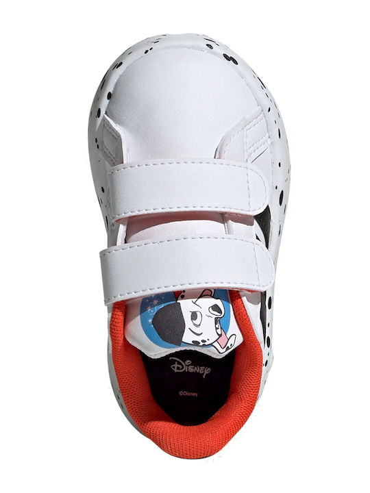 GRAND COURT 2.0 Παιδικά Sneakers με Σκρατς Λευκά