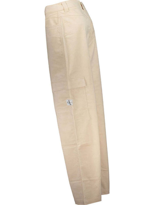 Damen Hoch tailliert Stoff Hose Rosa