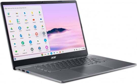 Acer Chromebook Plus CB515-2H-55JL 15.6" IPS FHD (i5-1235U/8GB/512GB SSD/Chrome OS) Steel Gray (US Keyboard)