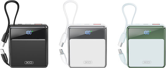 XO Power Bank 10000mAh 18W Power Delivery / Quick Charge Λευκό