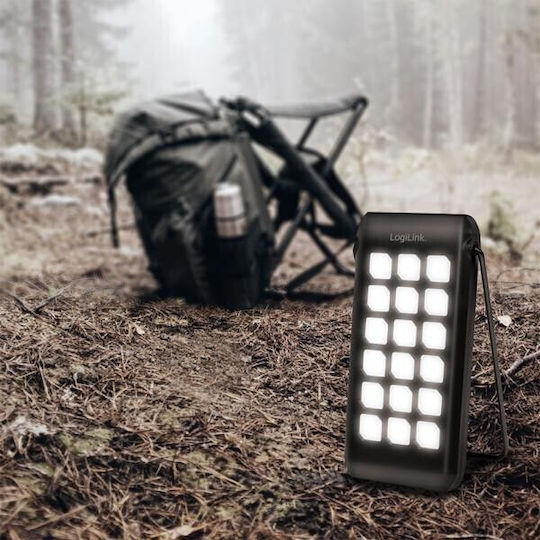 LogiLink Solar Power Bank 10000mAh Stromlieferung Schwarz