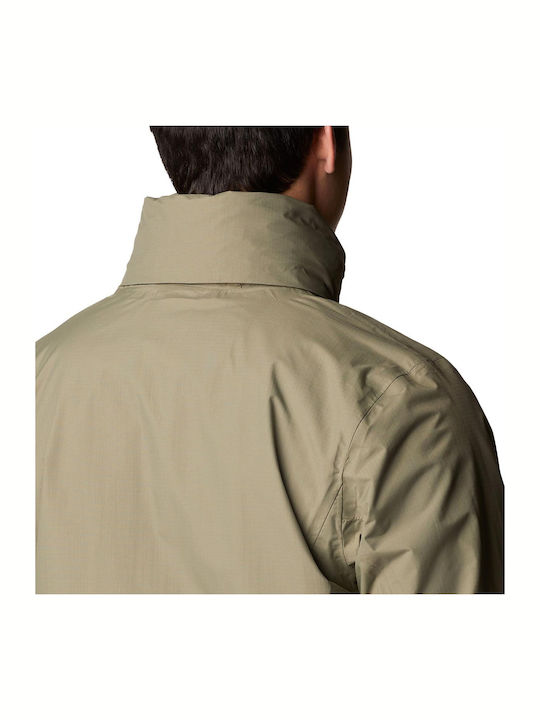 Mission Air Interchange Winter Jacke Wasserdicht und Winddicht Khaki