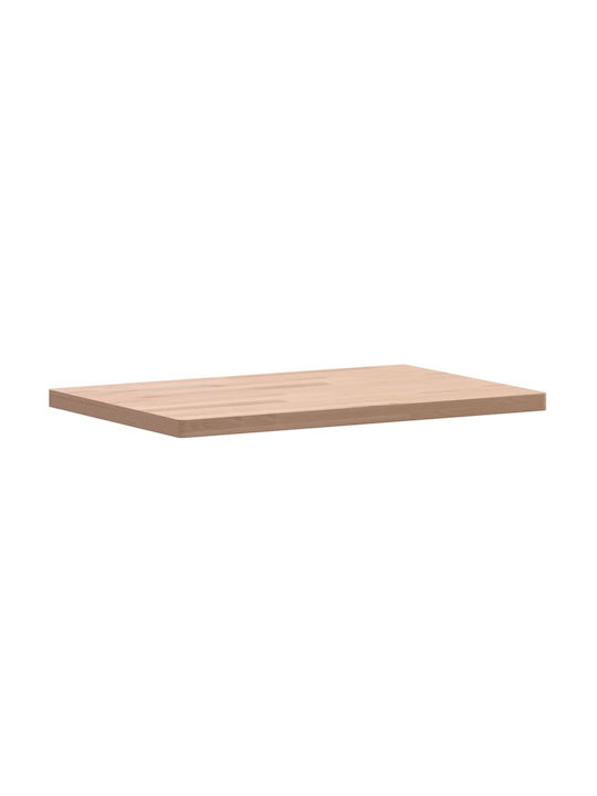 vidaXL Rechteckig Tischoberfläche aus Massivholz Beech 60x40x2.5cm 3188884 1Stück