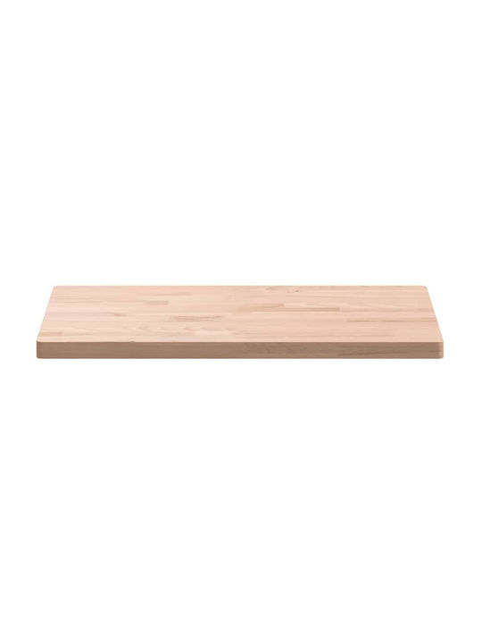 vidaXL Rechteckig Tischoberfläche aus Massivholz Beech 60x40x2.5cm 3188884 1Stück