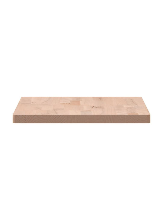 vidaXL Rechteckig Tischoberfläche aus Massivholz Beech 60x40x2.5cm 3188884 1Stück