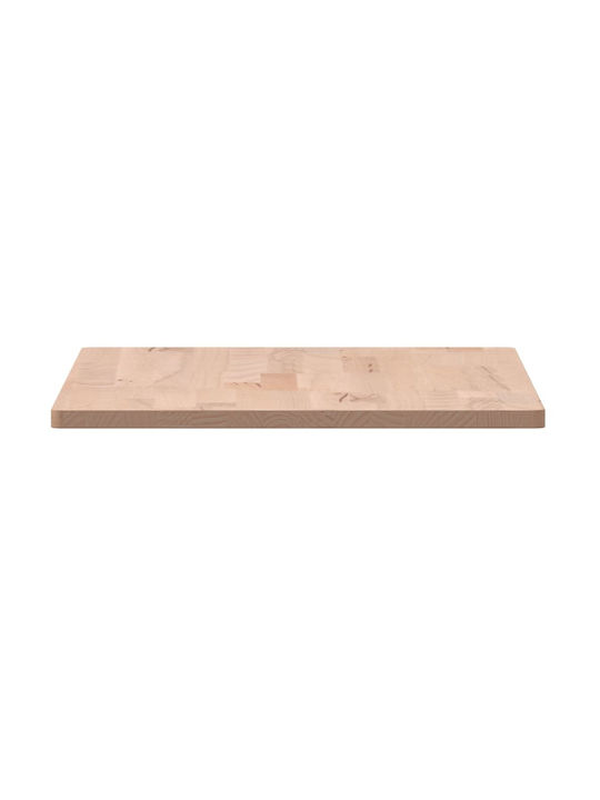 vidaXL Rechteckig Tischoberfläche aus Massivholz Beech 60x40x1.5cm 3188880 1Stück