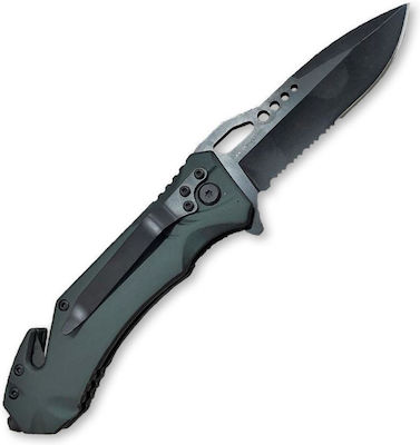 Alpin Outdoor Pocket Knife Black with Blade made of Steel