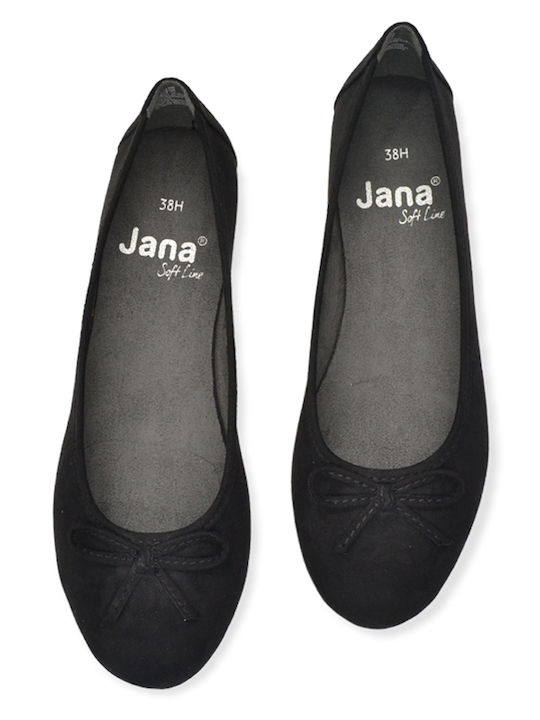 JANA BALLERINA 8-22164-20 001 BLACK