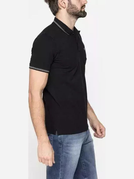 Polo Short Sleeve Blouse Black