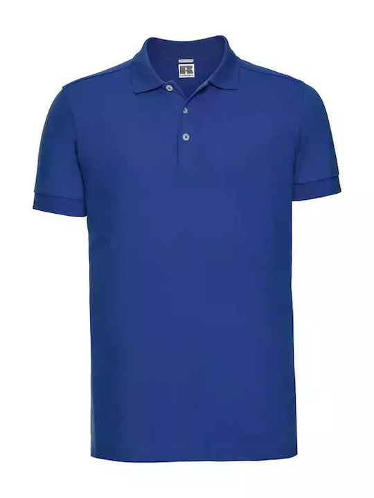 Russell Athletic Men's Short Sleeve Blouse Polo Bright Royal