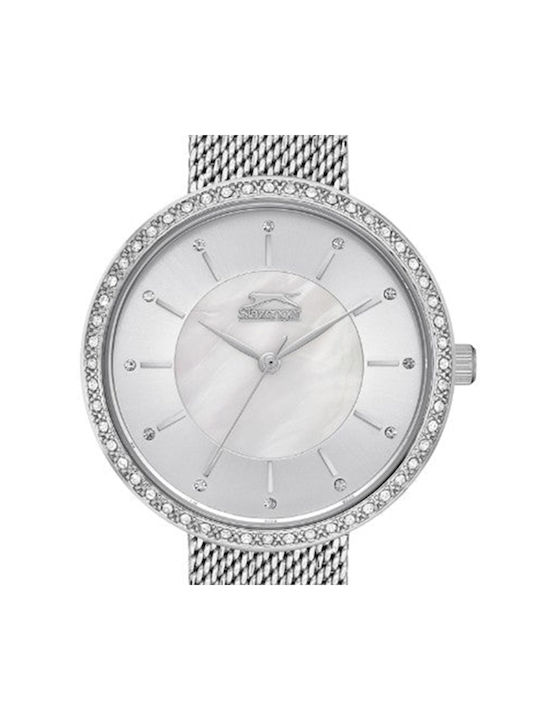 Slazenger Watch with Silver Metal Bracelet