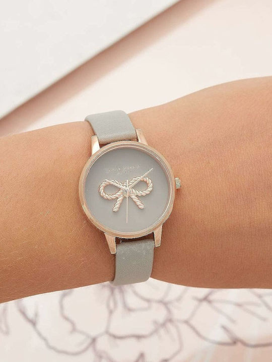 Olivia Burton Кварцови Часовник с Кожена Каишка