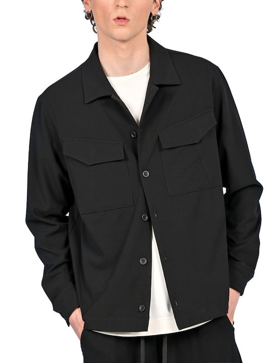 Langärmlig Hemd Black.