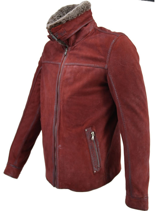 Lederjacke Jacke Red