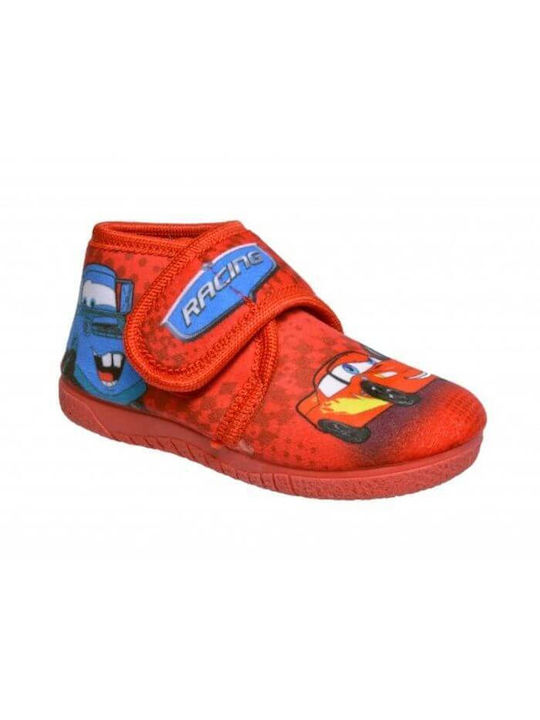 IQ Shoes Ανατομικές Παιδικές Παντόφλες Κόκκινες
