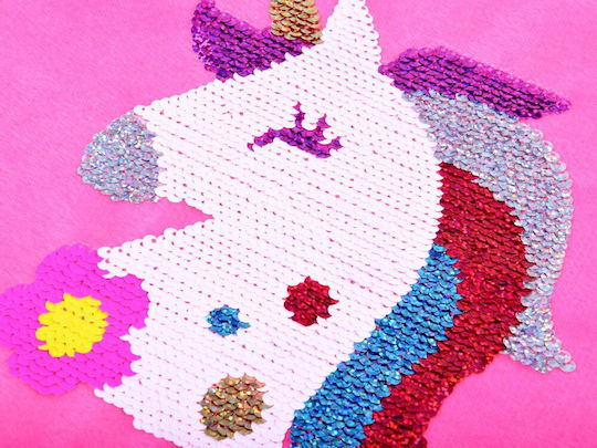 Jokomisiada Κεντήματα Sequined Unicorn Cushion Kit για Παιδιά 5+ Ετών