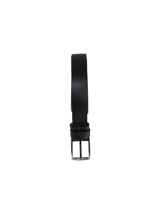 Privato Men's Leather Belt Black