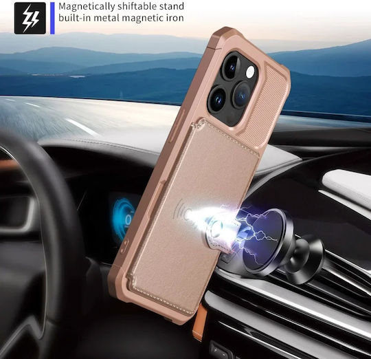HappyCase Wallet Silicon 0.5mm Roz (iPhone 15 Pro)