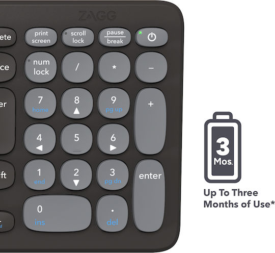 Zagg Pro Keyboard 15 Wireless Keyboard Only English UK