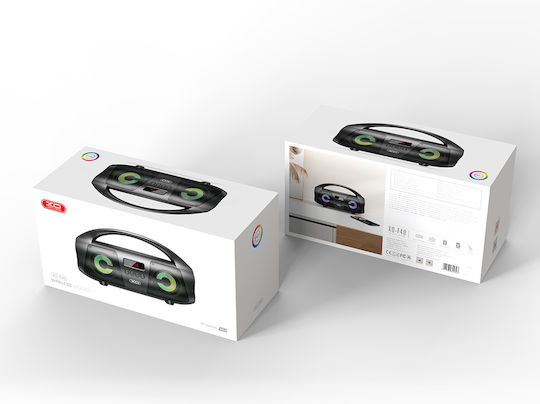 XO F40 Bluetooth-Lautsprecher 5W mit Radio und Akkulaufzeit bis zu 2.5 Stunden Schwarz
