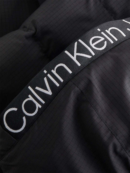 Calvin Klein Мъжко Зимно яке Пухенка BLACK