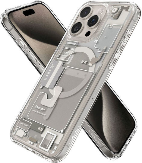Spigen Ultra Hybrid Mag Back Cover Πλαστικό 2mm Μπεζ (iPhone 15 Pro)