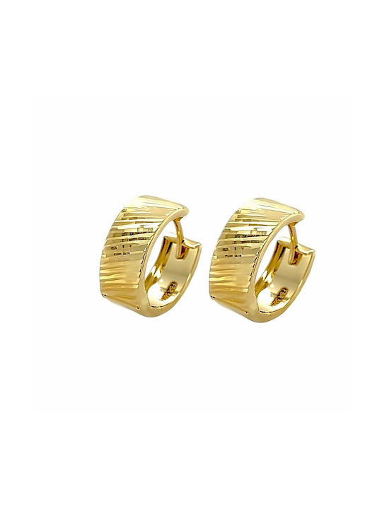 Xryseio Earrings Hoops made of Gold 14K