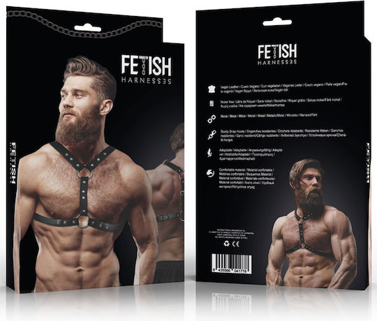 Fetish Submissive Харнес Черен