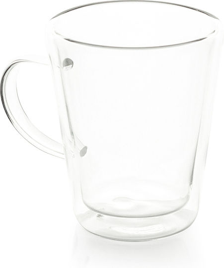 Luigi Ferrero Set Tassen Tee Glas Braun 210ml 2Stück