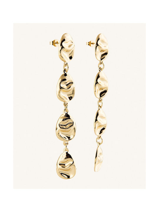 StanStefan Everly Earrings Pendants made of Steel Gold Plated