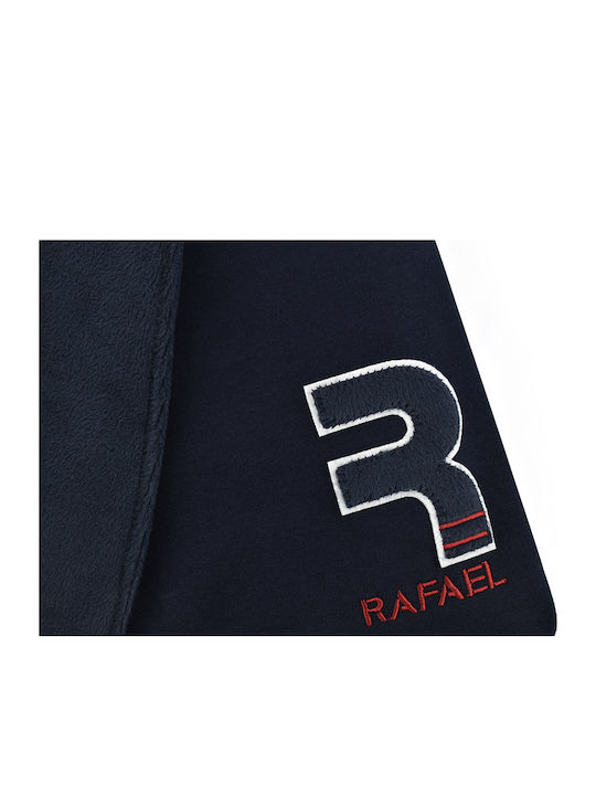 Rafael Χειμερινή Ανδρική Ρόμπα Fleece Μπλε