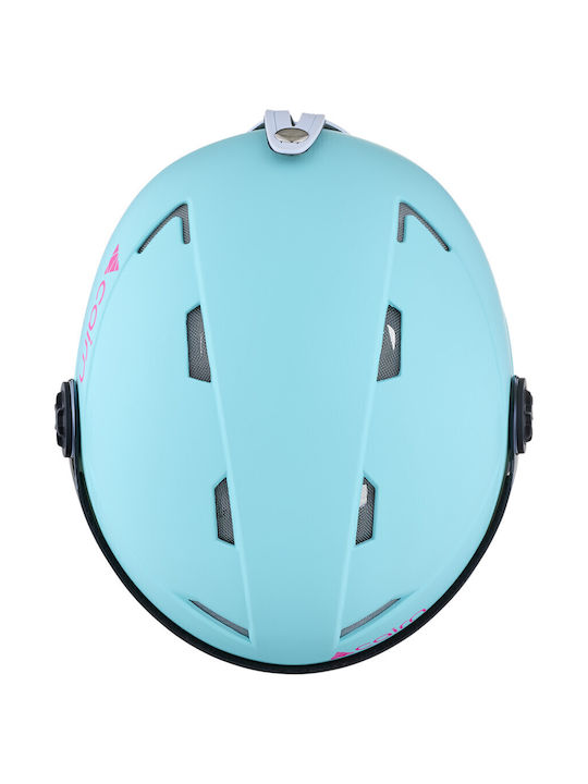 Cairn Orbit Visor Παιδικό Κράνος για Σκι & Snowboard σε Τιρκουάζ Χρώμα