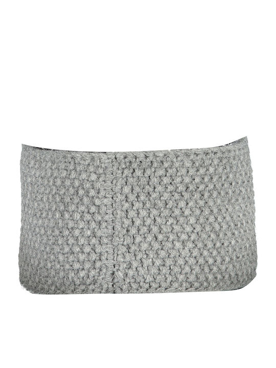 Unisex Headband Πλεκτό σε Γκρι χρώμα