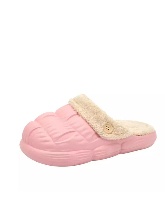 Emanuele Winter Women's Slippers in Pink color