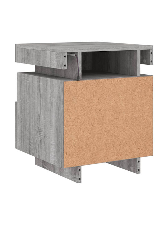 Wooden Gray Sonoma Bedside Tables 2 Pieces 40x39x48.5cm