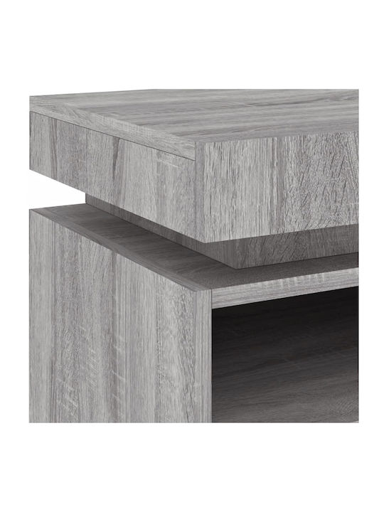 Wooden Gray Sonoma Bedside Tables 2 Pieces 40x39x48.5cm