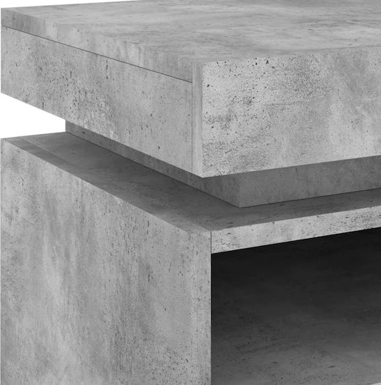 Κομοδίνα Ξύλινα Γκρι Σκυροδέματος 2τμχ 40x39x48.5cm