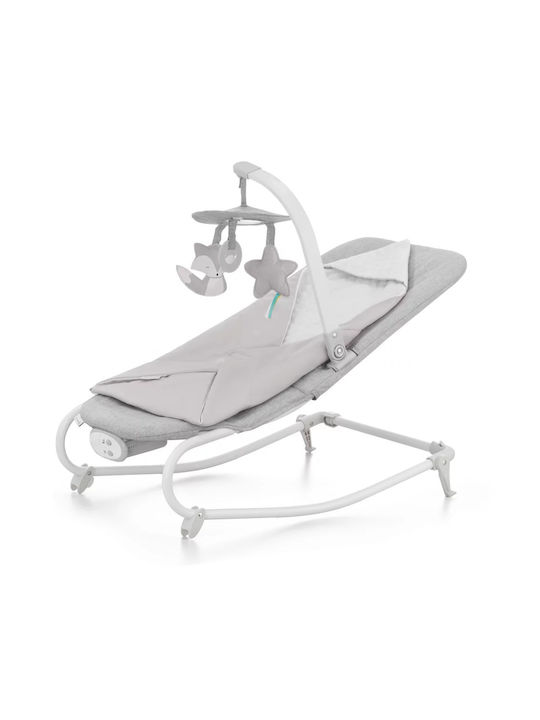 Kinderkraft Baby Relax Swing 2 in 1 with Vibration Gray for Child up to 9kg